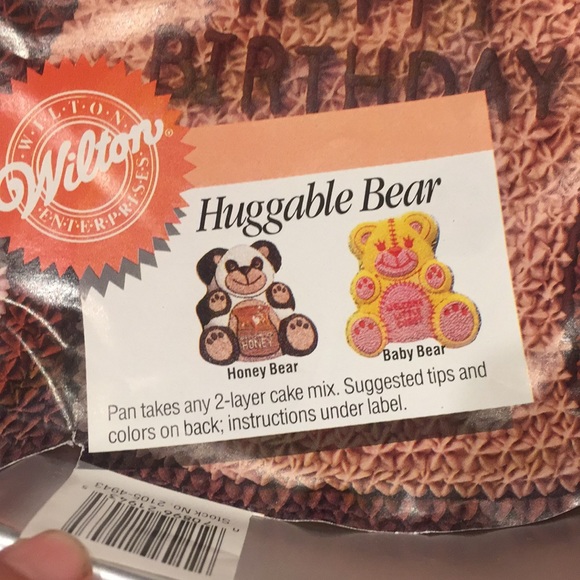 {Wilton}Huggable Bear CakePan 1982 #502-3754 - Picture 6 of 7